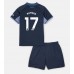 Günstige Tottenham Hotspur Cristian Romero #17 Babykleidung Auswärts Fussballtrikot Kinder 2023-24 Kurzarm (+ kurze hosen)